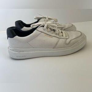 Cole Haan White Leather Sneakers Size 5.5